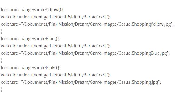Changing Color of a Dress using JavaScript and HTML | I~wiish